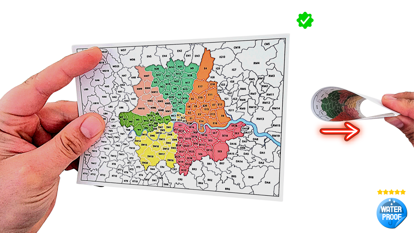 ECO MAP - Postcode map of London for PHV Drivers