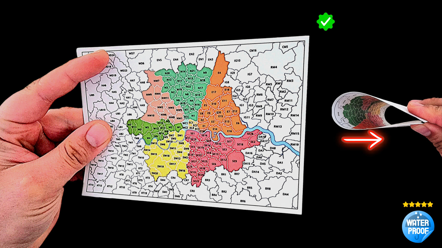 ECO MAP - Postcode map of London for PHV Drivers