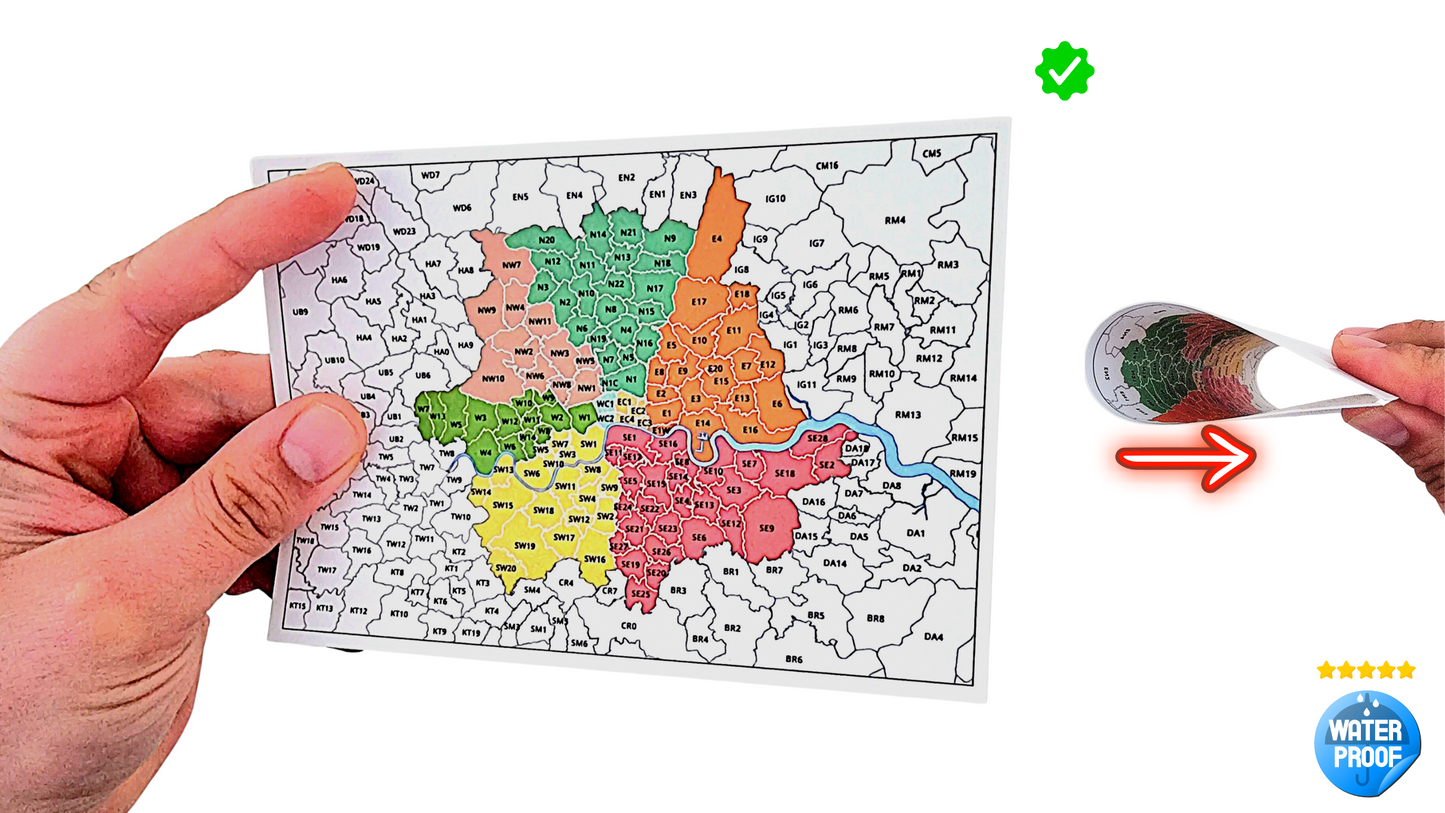 ECO MAP - Postcode map of London for PCO Drivers