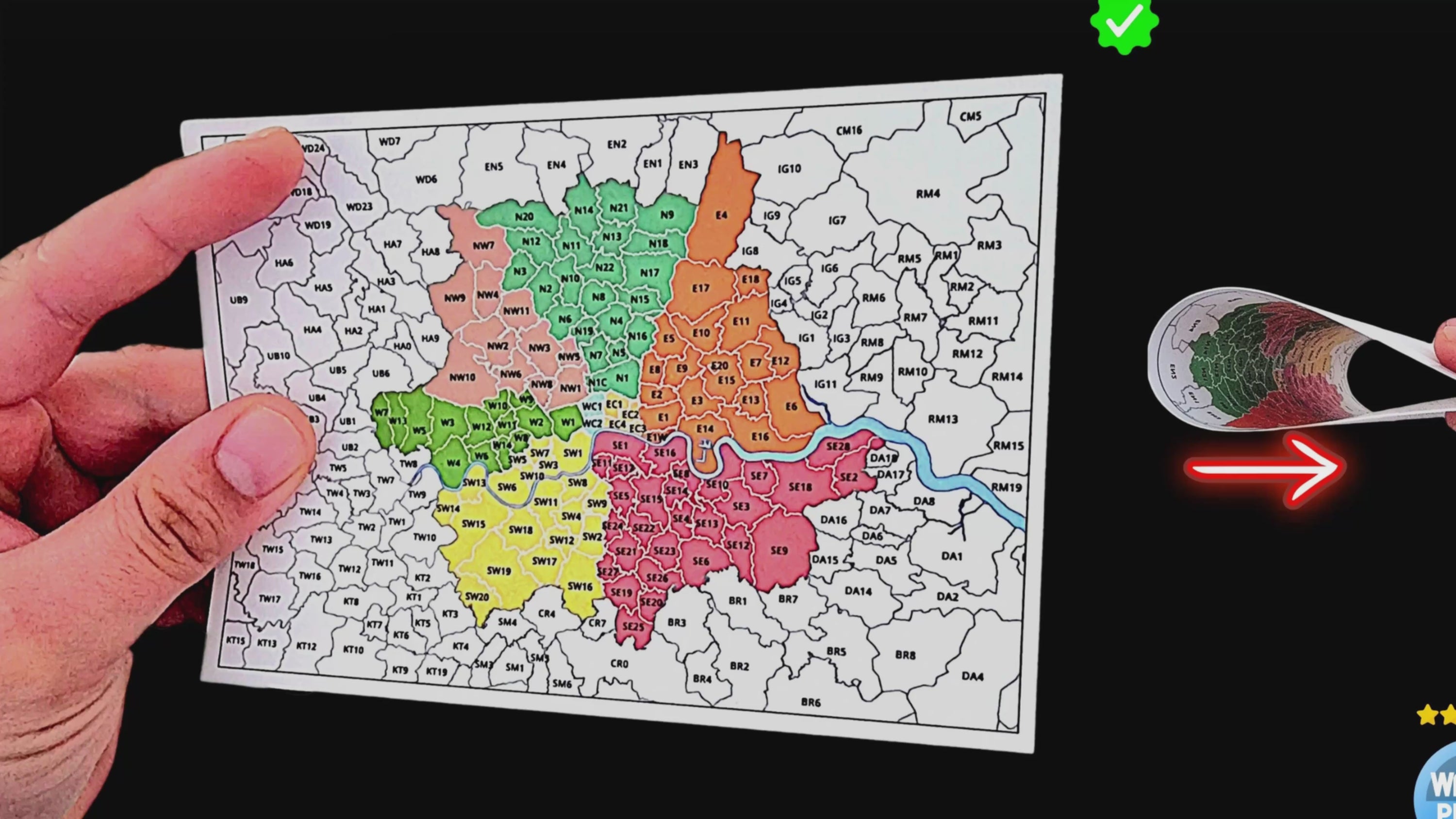 SPECIAL POSTCODE CARD FOR ALL LONDON PCO DRIVERS – ECOMAP LONDON